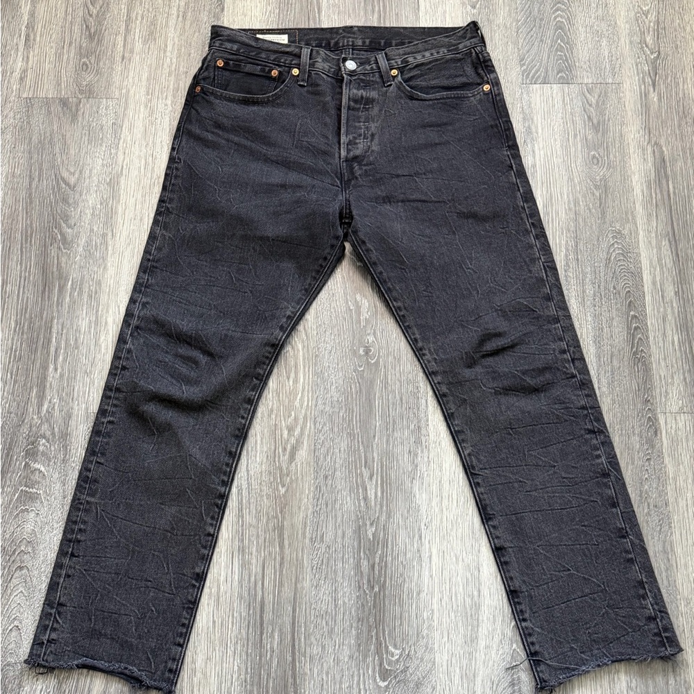 Levi's x Justin Timberlake Men's 501 ST Jeans - Washed Black